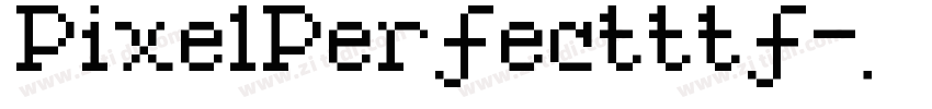 PixelPerfectttf字体转换