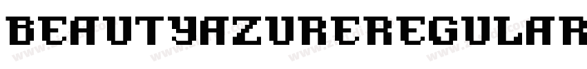 BeautyAzureRegular字体转换