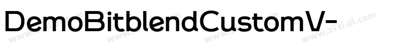 DemoBitblendCustomV字体转换 DemoBitblendCustomV字体转换