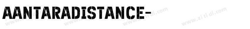 aAntaraDistance字体转换