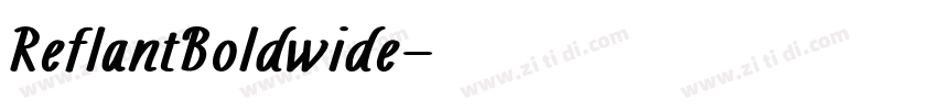 ReflantBoldwide字体转换
