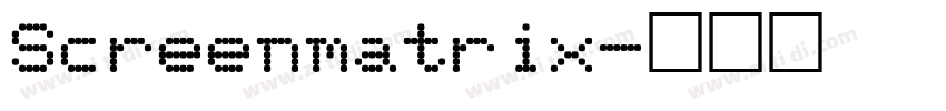 Screenmatrix字体转换