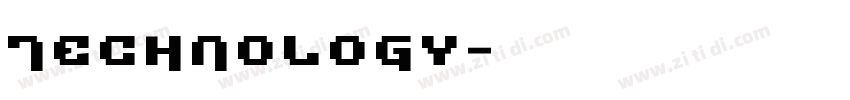 Technology字体转换 Technology字体转换
