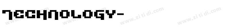 Technology字体转换 Technology字体转换