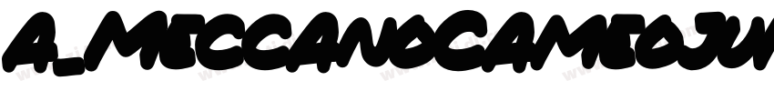 a_MeccanoCameoJumped字体转换