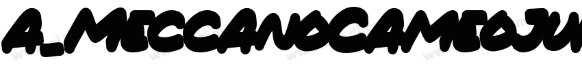 a_MeccanoCameoJumped字体转换