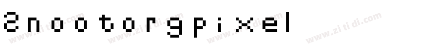Snootorgpixel字体转换