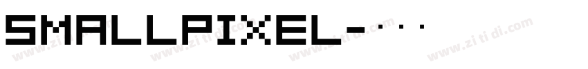smallpixel字体转换