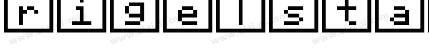 rigelstar字体转换