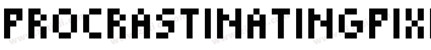 ProcrastinatingPixie字体转换