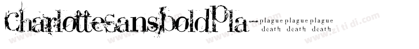CharlotteSansBoldPla字体转换