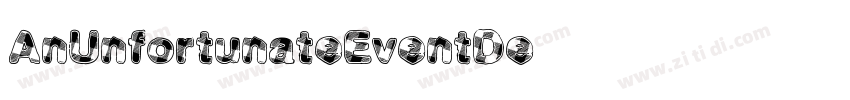AnUnfortunateEventDe字体转换