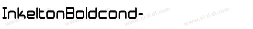 InkeltonBoldcond字体转换