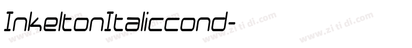 InkeltonItaliccond字体转换