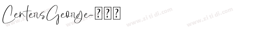 CentersGeorge字体转换