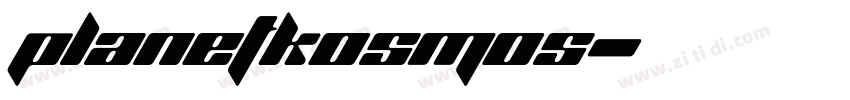 PlanetKosmos字体转换