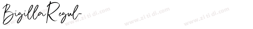 BigillaRegul字体转换 BigillaRegul字体转换