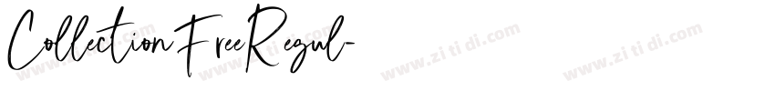CollectionFreeRegul字体转换
