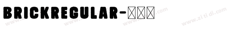 BrickRegular字体转换