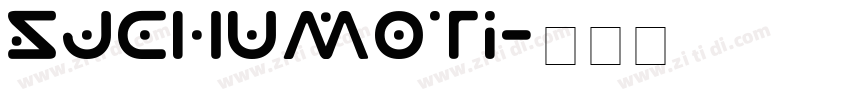 SJchumoti字体转换
