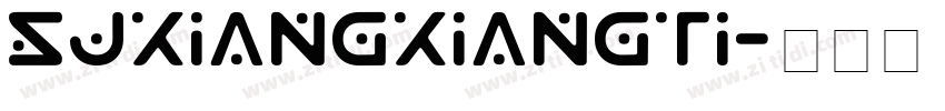 SJxiangxiangti字体转换