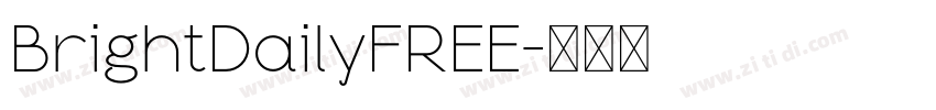 BrightDailyFREE字体转换
