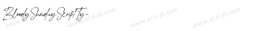 BloodySundayScriptTy字体转换 BloodySundayScriptTy字体转换