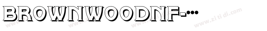 BrownwoodNF字体转换