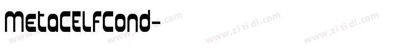 MetaCELFCond字体转换