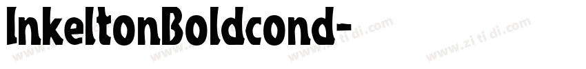InkeltonBoldcond字体转换