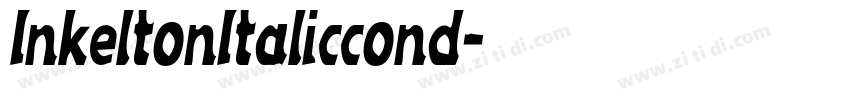 InkeltonItaliccond字体转换