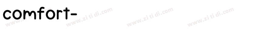 comfort字体转换