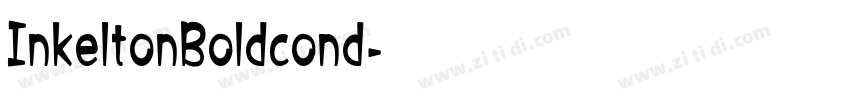 InkeltonBoldcond字体转换