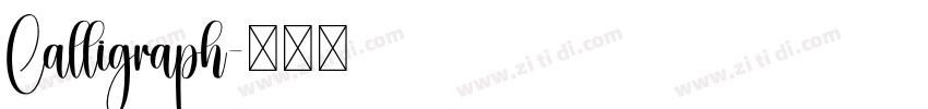 Calligraph字体转换 Calligraph字体转换
