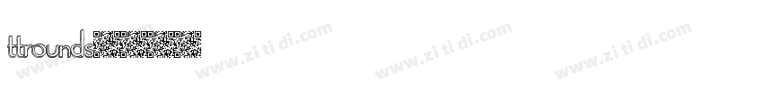 ttrounds字体转换
