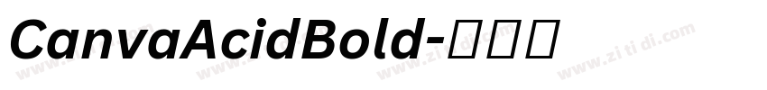 CanvaAcidBold字体转换 CanvaAcidBold字体转换