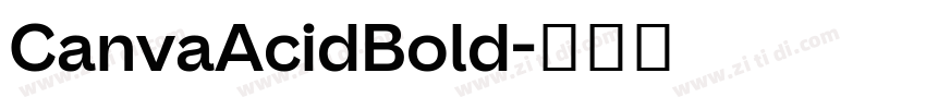 CanvaAcidBold字体转换 CanvaAcidBold字体转换