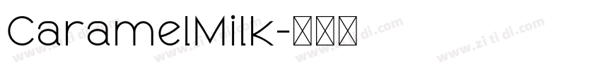 CaramelMilk字体转换
