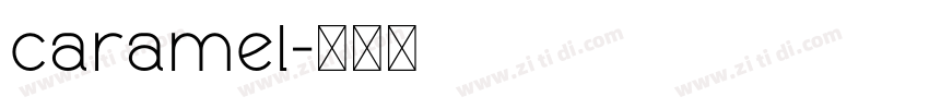 caramel字体转换