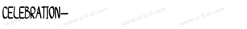Celebration字体转换 Celebration字体转换