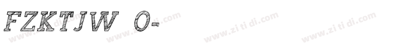 FZKTJW——改变—0字体转换