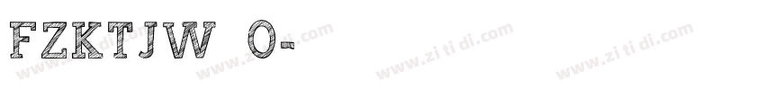FZKTJW——改变—0字体转换