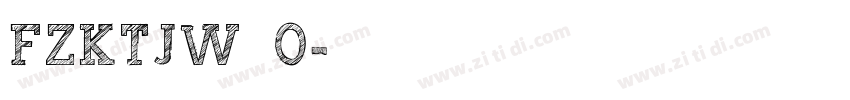 FZKTJW——改变—0字体转换