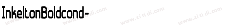 InkeltonBoldcond字体转换