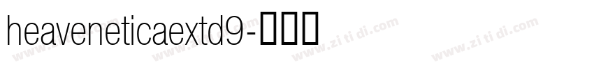 heaveneticaextd9字体转换