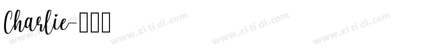 Charlie字体转换