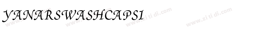 YanaRSwashCapsI字体转换