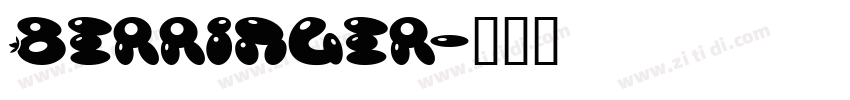 Berringer字体转换