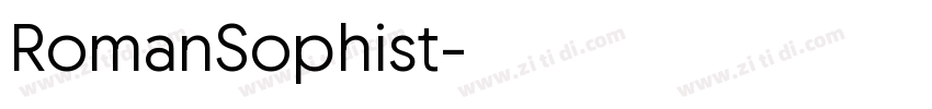 RomanSophist字体转换 RomanSophist字体转换
