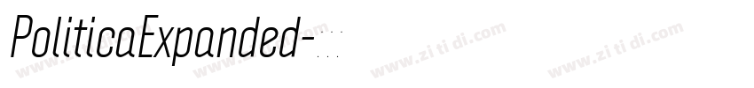 PoliticaExpanded字体转换